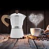 Cafetera Express HOLA Colour White Aluminium 6