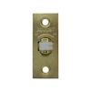 1 x Adjustable roller catch 58mm brass effect mortice door latch & stike plate.