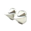 CRL DL631BN Brushed Nickel Adjustable Shelf Clamp Pair