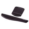 Fellowes PlushTouch Mouse Mat with Wrist Support Featuring Microban Antimicrobial Protection, Black 9252003