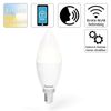 WiFi LED Light Bulb, E14, 4, 5W, White, Adjustable
