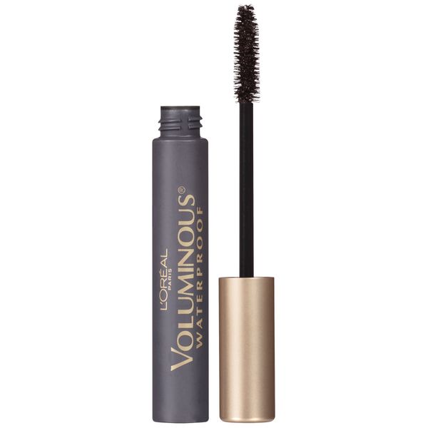 L'Oreal Voluminous Waterproof Mascara, Black [360], 0.28 oz (Pack of 2)