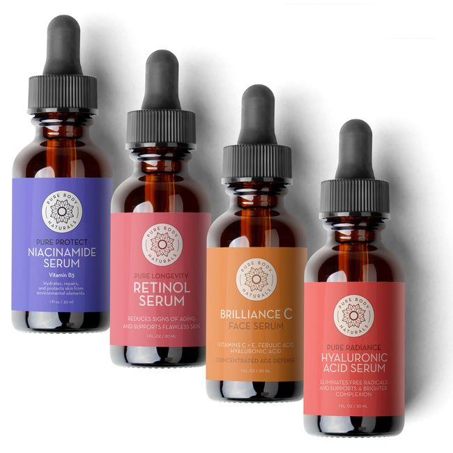 Pure Body Naturals Facial Serum Set