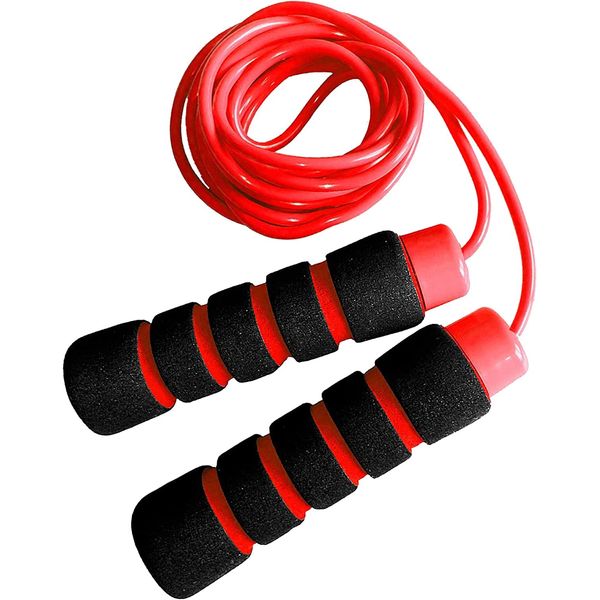 Limm Adjustable Jump Rope for Workout - All-Purpose Exercise Jump Rope Kids & Adults Love with Tangle-Free, Comfortable Foam Handles - Best Slimming, Cardio & Endurance Training