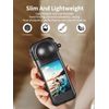 Protective Case for Instan360 X5 Camera - Scratch & Shockproof & Washable Cover for Action Camera, Precision Hole Positioning,Comfortable Touch,Include Lens Cap,Black