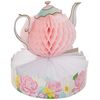 Creative Converting Floral Tea Party Centerpiece, 1 ct Multicolor, 9" x 10"