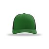 Richardson 112 Trucker OSFA Baseball Hat Ball Cap, Kelly/Black