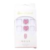 Nail Tips, 24 Pieces, Thumb Nail Seal, Foot False Nails, Nail Tips, Reusable, Gel Nail Tips, Summer Nails, Weddings, Coming-of-Age Ceremonies, Foot Nails, Easy Nail Removable, For Feet (J-160)