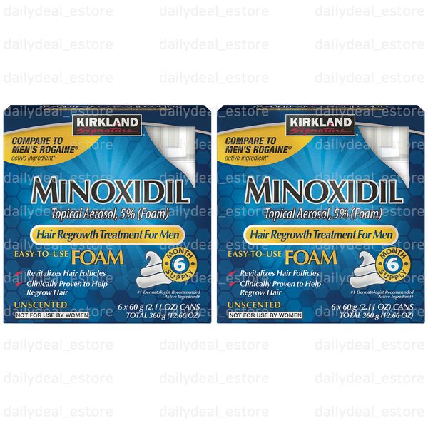 [NEW] Kirkland Minoxidil Foam 5% Hair Regrowth Treatment Men 12 Months 4/25