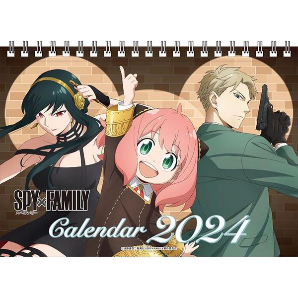 Ensky CL-013 TV Anime "SPY×FAMILY" 2024 Desk Calendar