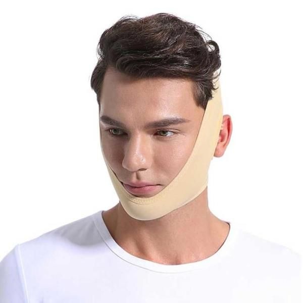 [XB8747LL] Men&#39;s V Face Compression Chin Line Dang-Gim Face Shape Chin Band