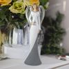 Northlight Winged Angel with Star Figurine - 16.5" - White
