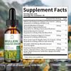 2*60ml Mullein Drops for Lungs, Detox and Cleanse Mullein Extract Supplement