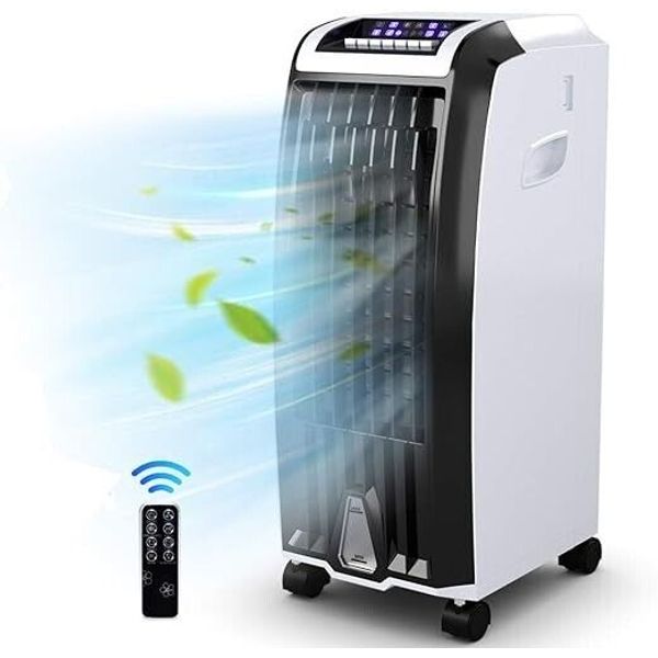 3-IN-1 Portable Air Cooler Fan Windowless Evaporative Air Cooler with Humidifier