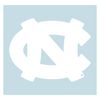 UNC NORTH CAROLINA Large 11.5" WHITE Auto Cornhole Decal