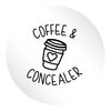 Flox Creative 15 51mm Gloss Circle Stickers Coffee and Concealer