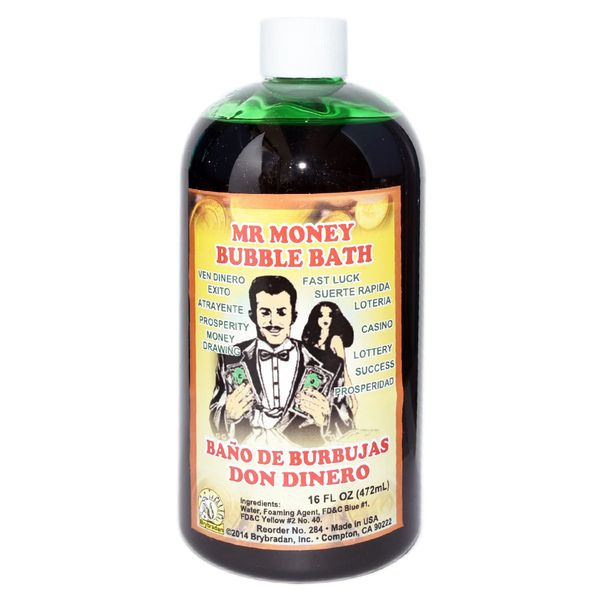 1 Bottle MR. Money-Don Dinero Bubble Bath 16OZ Bottle -BANO DE BURBUJAS