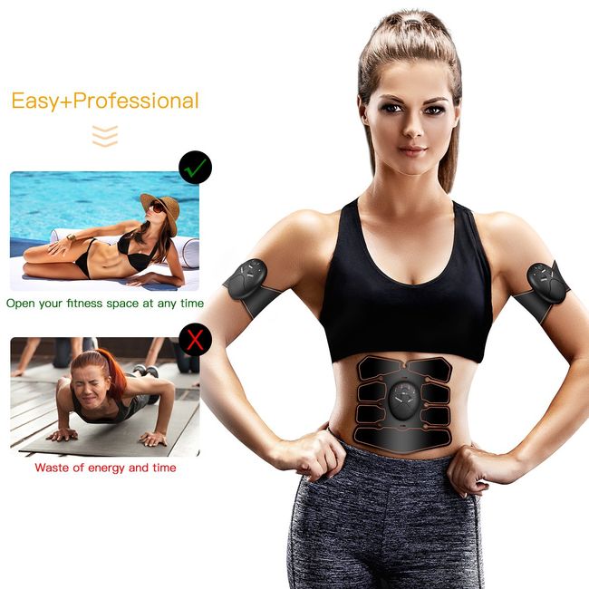 Abs Stimulator, Muscle Toner - Abs Stimulating Belt- Abdominal Toner-  Training Device for Muscles