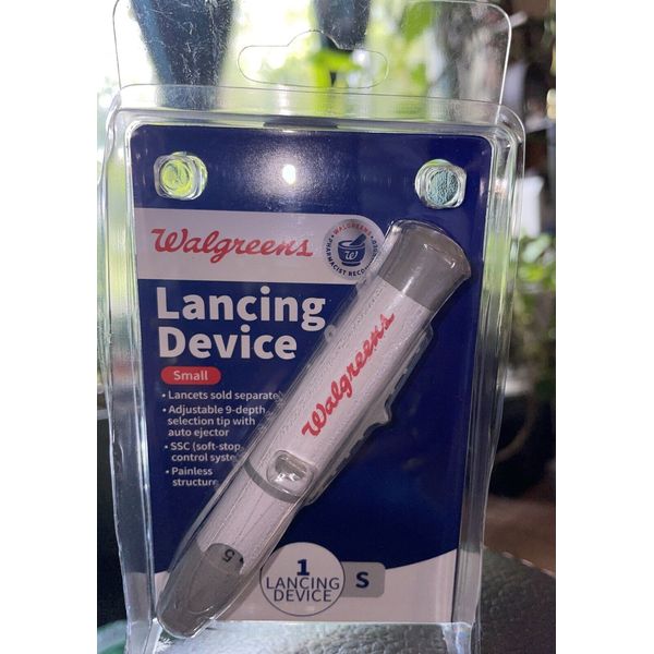 Small Walgreens Adjustable Lancing Device  NEW in package