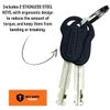 Kryptonite 004189 Keeper Mini-6 w/bracket Lock, Black, Medium