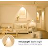 4Pack PAR16 LED Flood Light Bulb, 6.5W(60W), 3000K, E26