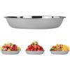 65 Piece  Stainless Steel Plates 7" Dinner Plates