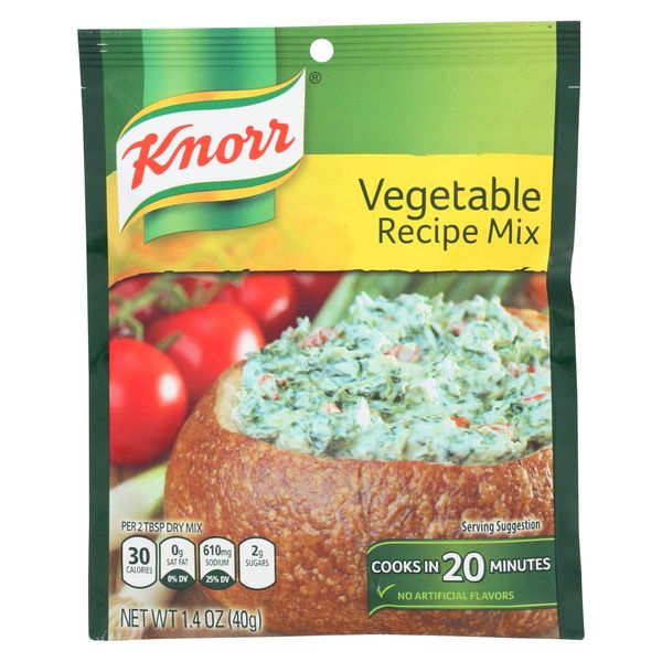 Knorr Recipe Mixes - Vegetable - Case of 12 - 1.4 oz.