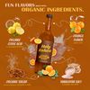 Holy Kakow Cafe Organic Orange Syrup - Orange Syrup, Coffee Syrup, Organic Syrup for Coffee, Orange Syrup for Coffee, Add to Latte, Cocktail and Shake, Real Food Ingredients, Specific Flavor - 750ml