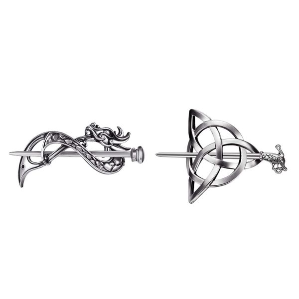 Ladies Viking Hair Clips 2 Pack