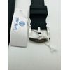 Deep Blue CUSTOM FIT Black Silicon strap 22mm