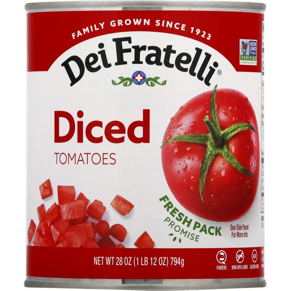 Dei Fratelli Diced Tomatoes (28 oz. cans; 12 pack) - 5th Generation Recipe