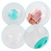 2 Hamster Jogging Balls, 14.5 cm Plastic, Transparent, for Hamsters & Small Rodents
