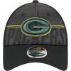 New Era 9FORTY Stretch Cap - Training 2023 Green Bay Packers, black