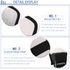 Sixfolo Pack of 3 Universal Flash Reflector Silver White Flash Diffuser 2 in 1 Small Flash Diffuser Light Softbox Portable with Elastic Band for Camera Reflector, Studio, Light Diffuser