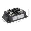 PATIKIL MDQ400A Rectifier Diode, 1 Pcs Bridge Rectifier 400A 1600V Electronic Silicon Diodes for Converting AC Power to DC Power, Black