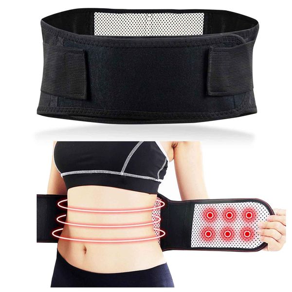 GWAWG Self Heating Lower Back Support Belt for Women and Men Lower Back Pain Relief Magnetic Therapy Lumbar Support Belt(Suitable Waist: 98-111cm/38.5-43.7in)