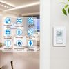 Toolhome 7 Day Programmable In-Wall Timer Switch Automatically Turns Lights and Fans On/Off at Sunrise/Sunset, Neutral Wire Required