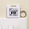 Azeeda 'Coolest Kid Ever Text' Keyring Tape Measure/Spirit Level Tool (KM00041400)