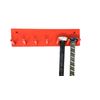 MWC Baseball Bat Rack Display Holder 6 Full Size Bats Red