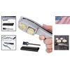 Compact Garlic Press: Effortless Mincing & Slicing with Cleaning Brush & Peeler
