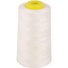 Overlocking Sewing Machine Polyester Thread x Four 5000 Yards Cones White Black Natural Cream (Natural)