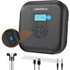 CD Player Portable, MONODEAL Bluetooth CD Player with Speakers and FM Transmitte