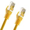 Network Cable S/FTP PIMF Cat 7 7.50 m Yellow Patch Cable Gigabit Ethernet LAN DSL CAT7 Cable