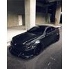 Adjustable Silver Front Bumper Lip Splitter Strut Rod Tie Support Bars Spoiler