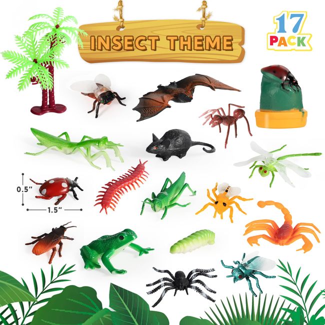 small animal figures assorted mini plastic