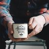 Gentlemen's Hardware Adventure Enamel Camping Coffee Mug, Black