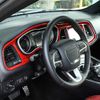 Dashboard Panel Cover Trim Central Control Frame for 2015-2020 Challenger Red