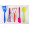 Colourworks CWBRTOOLS5PC Silicone Kitchen Utensils Set, In Gift Box, Multi Colour, 5 Pieces