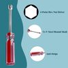 Utoolmart 7mm Hexagon Nut Nonslip Handle Hex Socket Wrench Screwdriver Hex Nut Driver