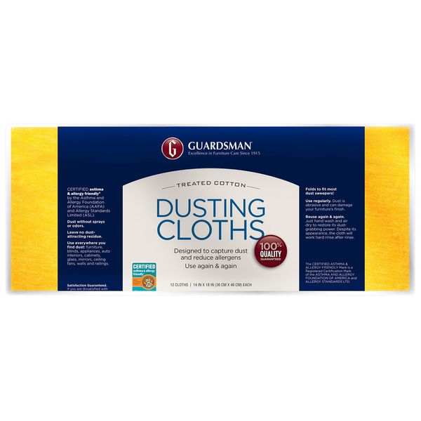 Guardsman 462500 Wood Furniture dust Cloth, 12 Count (Pack of 1)